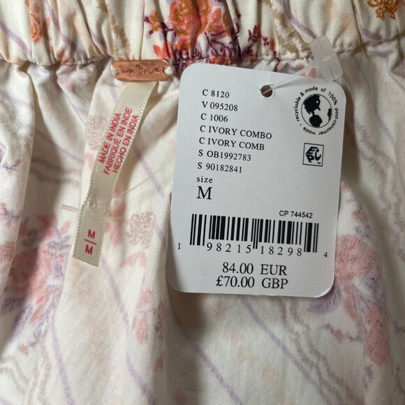 Free People Gala Printed Mini Skirt sz M - Picture 4 of 9